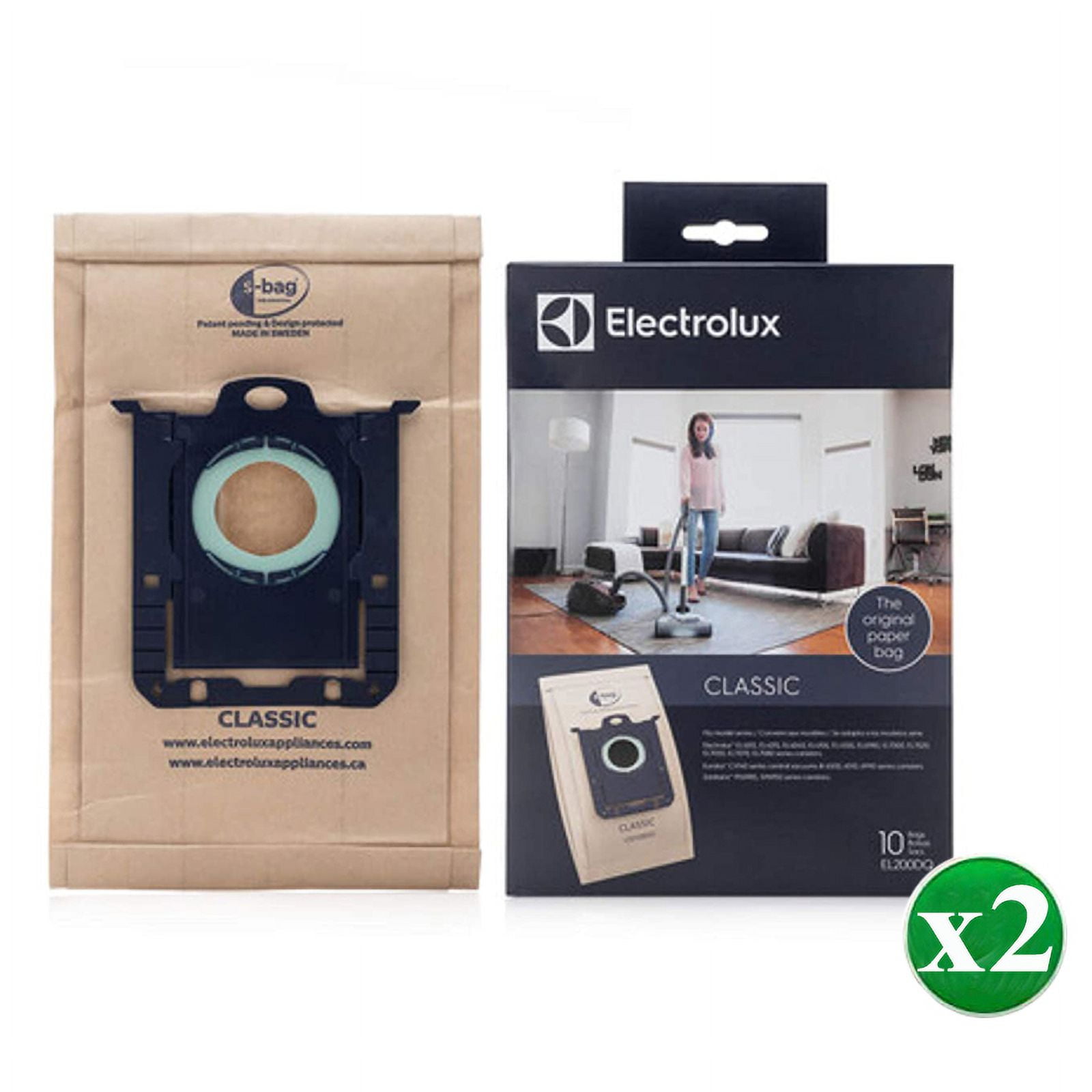 Electrolux Canister Vacuum Cleaner Classic Type S Bags 20 Pk Part