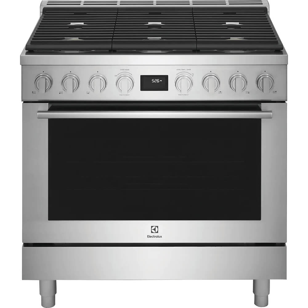 Electrolux ECFD3668AS 36 inch Stainless DualFuel Freestanding Range