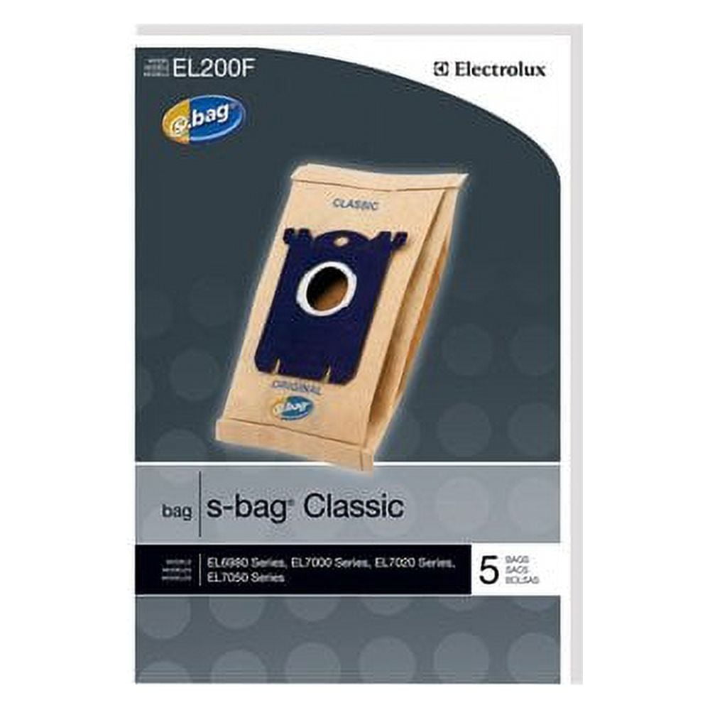 EL200F For Electrolux S-Bag Classic Vacuum Cleaner Bags, Set of 20