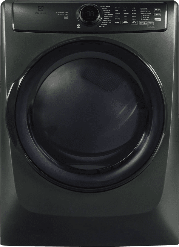 Electrolux 8.0 Cu. Ft. Front Load Electric Dryer with Perfect Steam & Balanced Dry – Alpine Green (ELFE7738AA)
