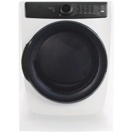 Electrolux ELFE7738MW 27-Inch Front Load Electric Dryer with 8.0 Cu. Ft. Capacity, Perfect Steam, Balanced Dry, and Luxury-Quiet Design – Matte White