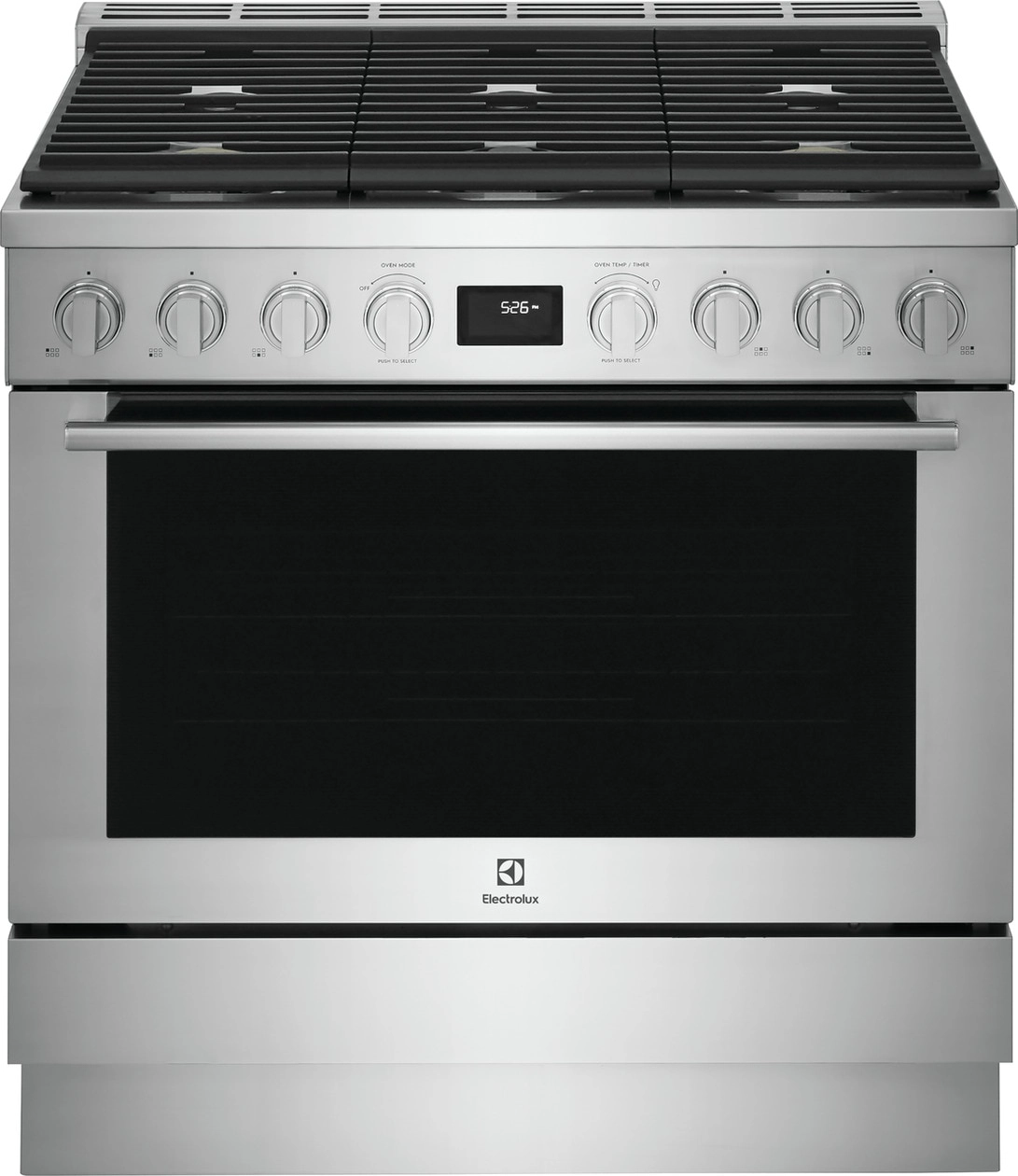 Electrolux Ecfd3668a 36" Wide 4.4 Cu. Ft. Free Standing Dual Fuel Range - Stainless Steel