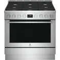 thumbnail image 1 of Electrolux Ecfd3668a 36" Wide 4.4 Cu. Ft. Free Standing Dual Fuel Range - Stainless Steel, 1 of 7
