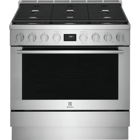 Electrolux Ecfd3668a 36" Wide 4.4 Cu. Ft. Free Standing Dual Fuel Range - Stainless Steel