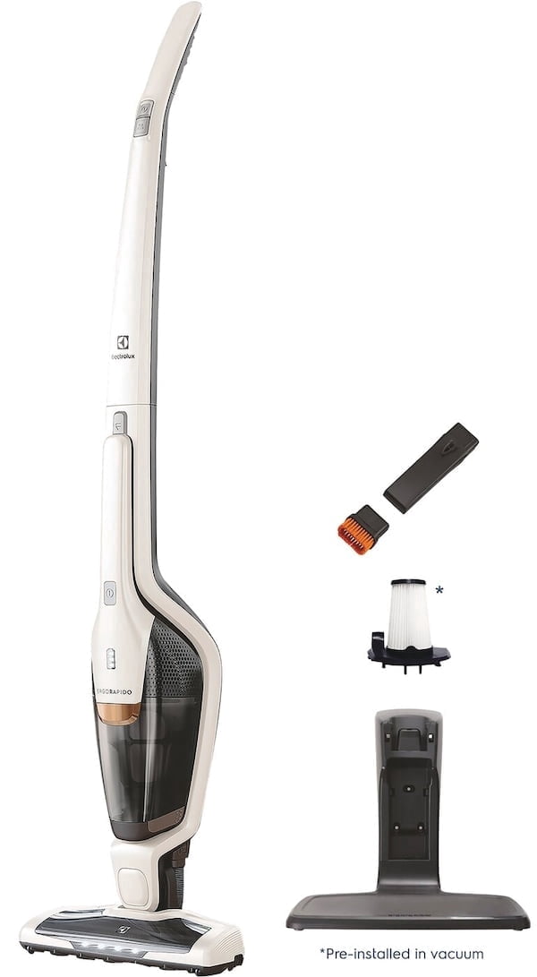 Electrolux Ergorapido Cordless Vacuum, 2-in-1 Detachable Hand Unit