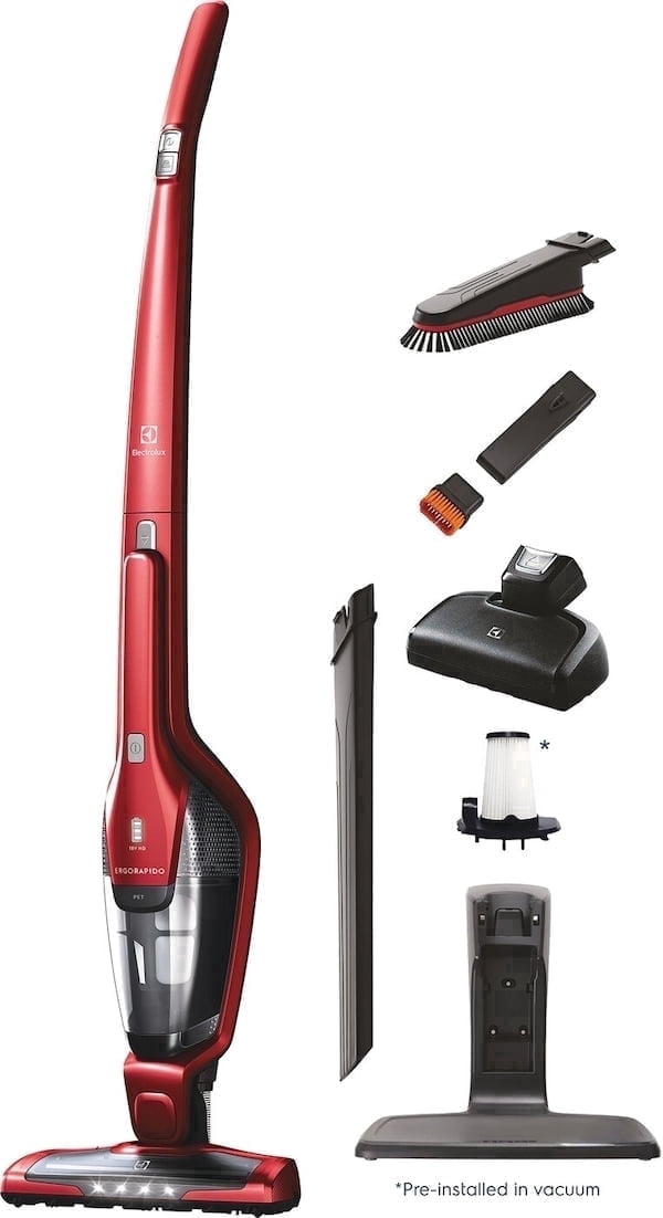 Electrolux Ergorapido Bed Pro 本体 Electrolux Cordless 2-in-1 Vacuum Cleaner, Pet Hair Removal
