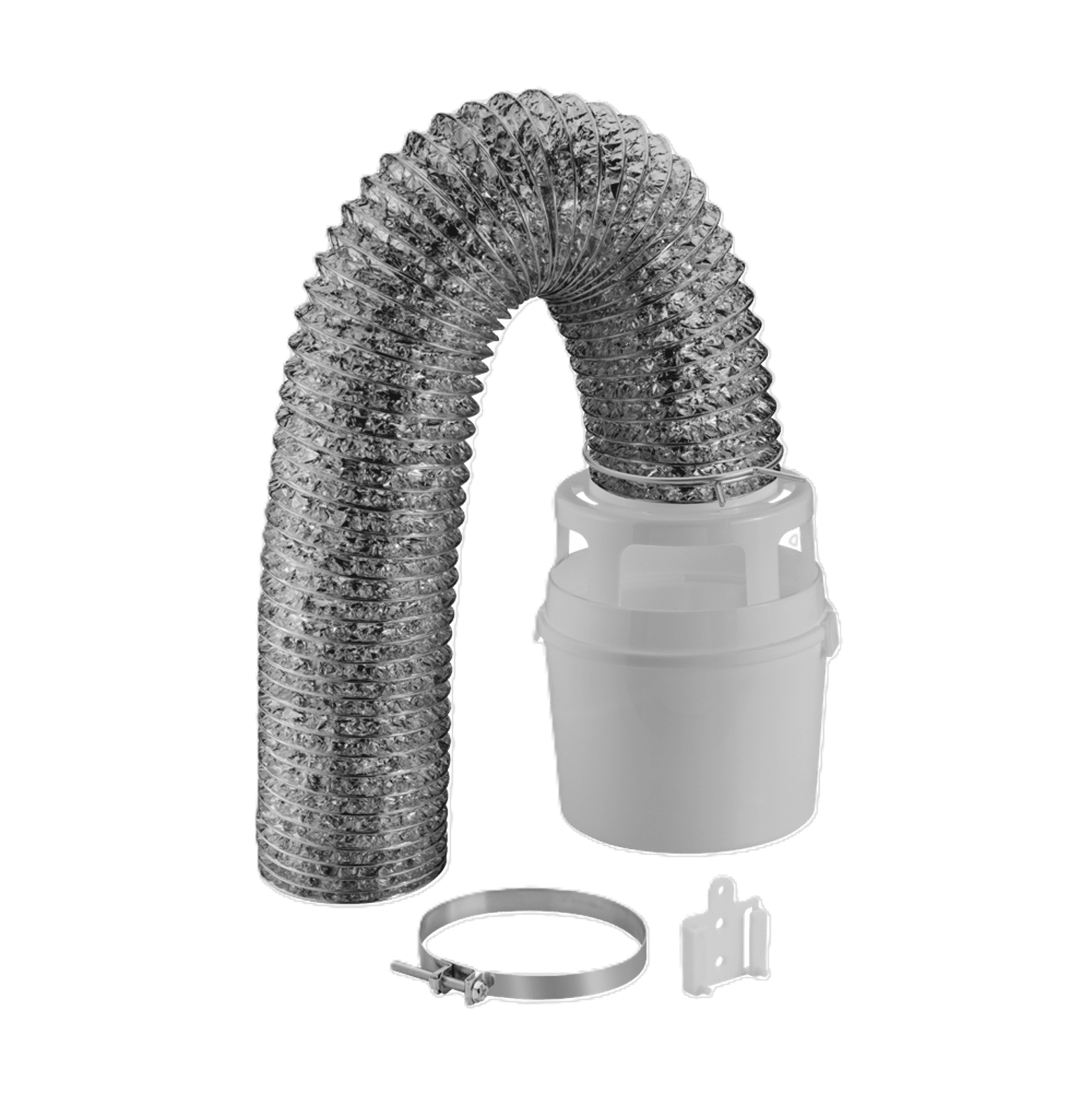 キ*ツ様 【L】ALOUND VENTILATION SWEAT 4 inch White Plastic Exhaust Wall Hood Vent (Unassembled) - Item