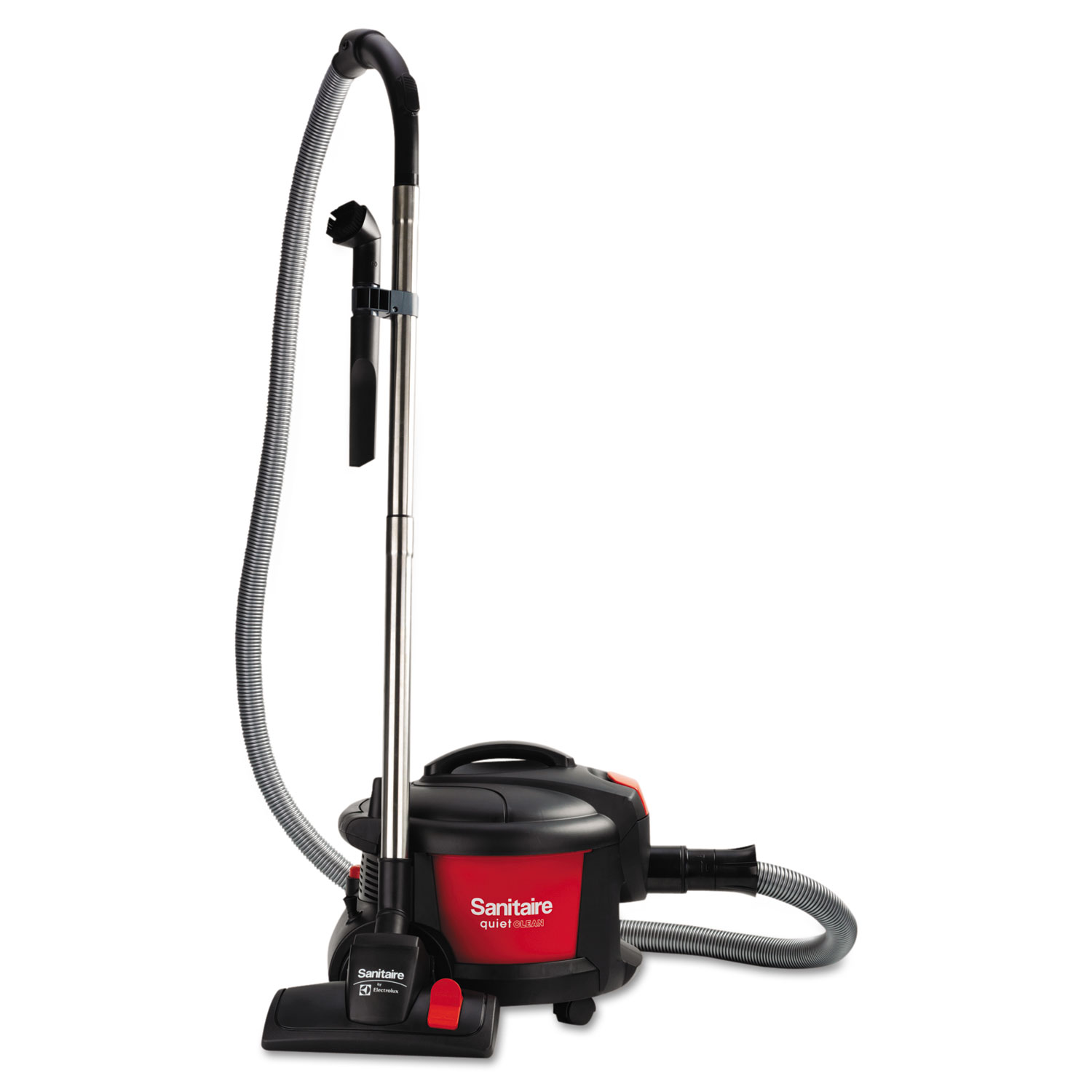 Electrolux Floor Care Extend Top-Hat Canister Vacuum, 9 Amp, 11" Cleaning Path, Red/Black - image 1 of 2