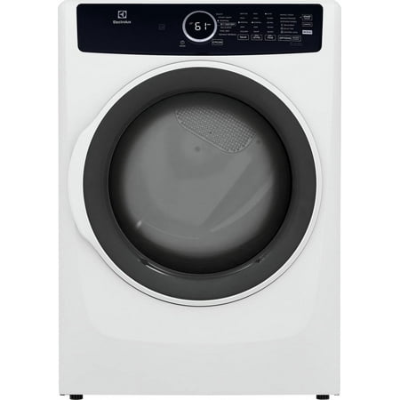 Electrolux - 8.0 Cu. Ft. Stackable Electric Dryer with Steam - White