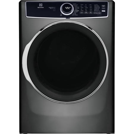 Electrolux - 8.0 Cu. Ft. Stackable Gas Dryer with Steam, LuxCare Dry System & Air Dry Cycle - Titanium