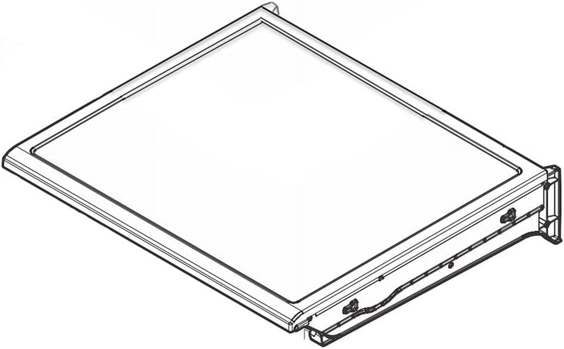 Electrolux Genuine OEM 5304508761 Refrigerator Drawer Cover and Glass