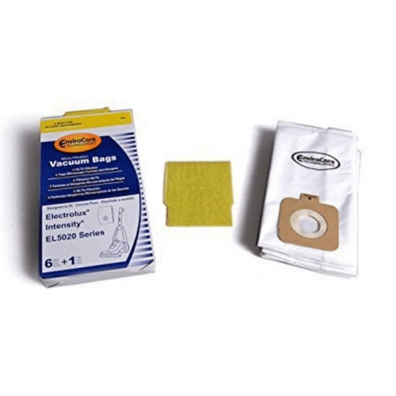 Electrolux Intensity EL5020 Micro Allergen Vacuum Bags w/ Filter EL206A-4 Vac [2 Packs]