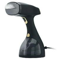 Electrolux LX15002 Portable Handheld Garment and Fabric Steamer with Quick Heat Ceramic Plate Steam Nozzle, 2-in-1 Fabric Wrinkle Remover and Clothing Iron with Fabric and Lint Brush (Black)