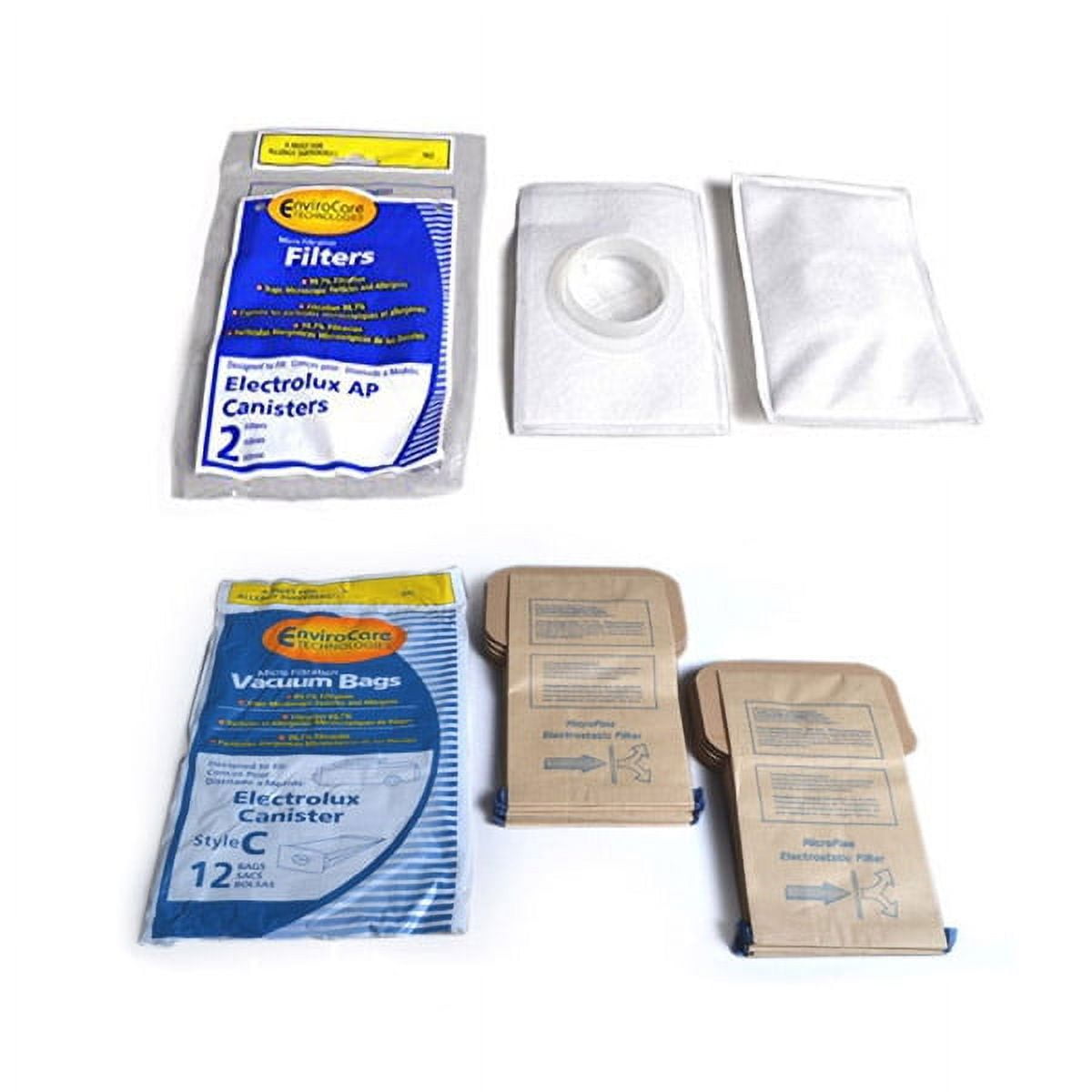 Electrolux Microlined Canister Vacuum Cleaner Style C, Generic Bags