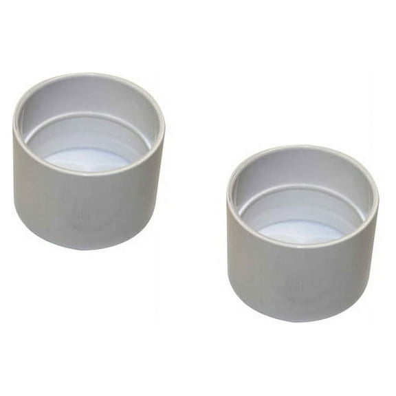 Electrolux, Plastiflex SV8062 Central Vac Vacuum Cleaner 2" White Stop Coupling (2PK)