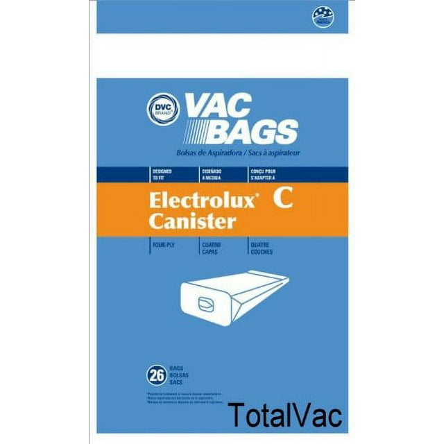 Electrolux Vacuum Cleaner Style C Bags 26 Bags by DVC
