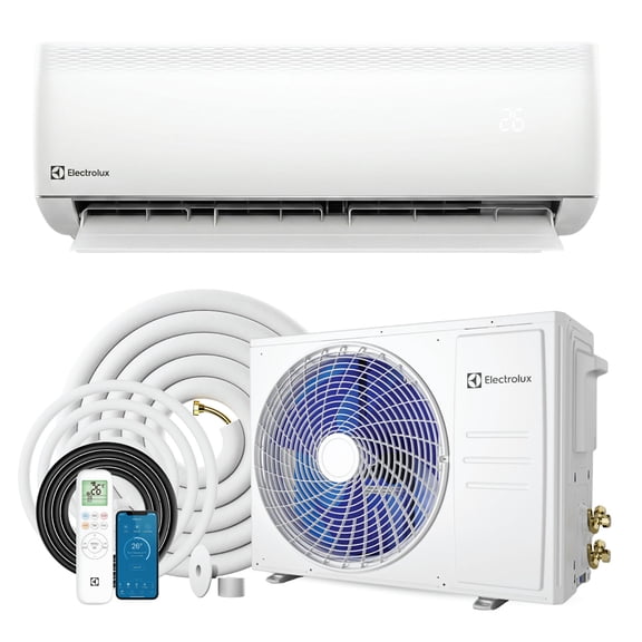 Electrolux Vega 9000 BTU Up to 450 Sq Ft Mini Split AC & Heat Pump White