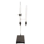 Electrolysis Apparatus with Graduated Telescoping Collection Tubes.