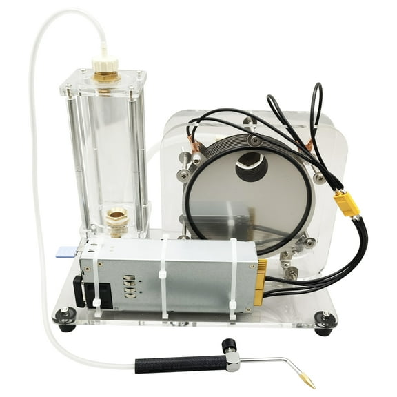 Electrolysis Water Machine Hydrogen-Oxygen Separation Machine Water Welder with Tempering Valve AC100-240V 23.8GAL/H