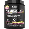 thumbnail image 1 of Zealot Electrolyte Powder - 90 Servings | Keto Electrolytes | Zero Sugar | Lemon Berry, 1 of 7