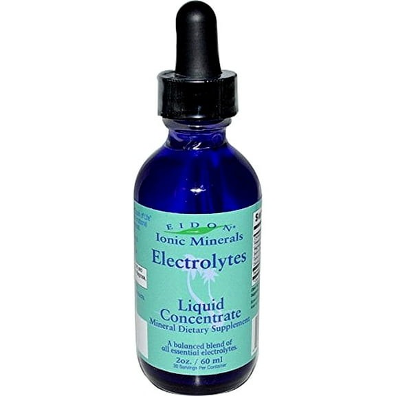 Eidon Ionic Minerals Electrolytes, Liquid Concentrate, 2 oz (60 ml)