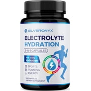 Electrolytes Supplement - Sugar Free, Advanced Hydration Complex with Sodium Chloride, Magnesium, Potassium, Calcium, Vitamin D3 - Best Hydrating Mineral Salt Pills - Vegan & Keto - 120 Capsules