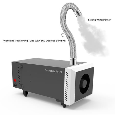 Electrolytic Universal Fume Smoke Extractor Filter 330m³/h for DTF Powder Shakers