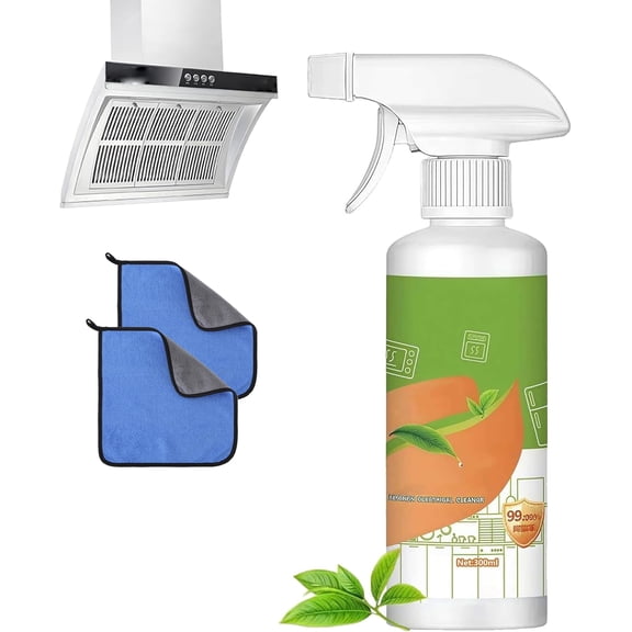 Electrolyzed Ion Kitchen Cleaner Spray, Electrolyzed Ion Kitchen Cleaner, Multi-Purpose Grime Remover, Natural Formula, For Hold, Oven, Stove, Range Hood (1, 300ML)