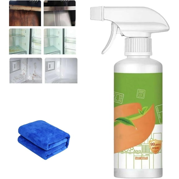 Electrolyzed Ion Kitchen Cleaner Spray, Multi-Purpose Degreaser for Stove, Oven, Range Hood & Appliances, Daily Household Cleaning Solution