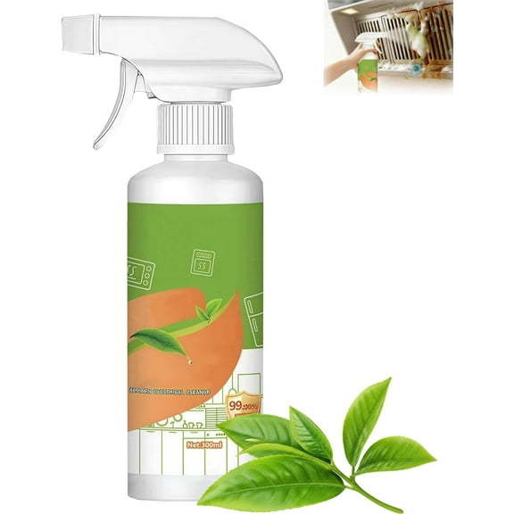 Electrolyzed Ion Kitchen Cleaner Spray, Multi-Purpose Powerful Degreaser for Oil Stains on Stove, Oven, Range Hood & Countertops, Natural Enzyme Formula