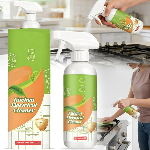 Electrolyzed Ion Kitchen Cleaner Spray, Multi-Surface Degreaser for Stove, Countertop, Sink – Powerful, Non-Toxic & Quick Cleaning Formula