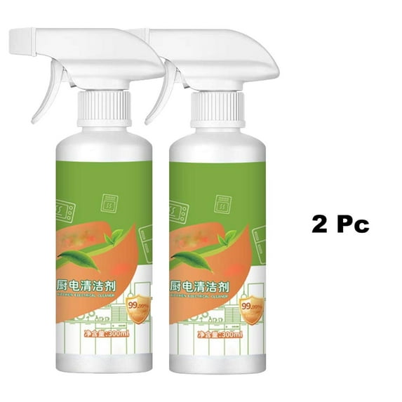 Electrolyzed Water Kitchen Cleanse Spray 300 ml (10.15 fl oz), Multipurpose Home & Kitchen Cleaner Spray, Stain & Fingerprint Remover for Stainless Steel, Glass & Plastic (2pc)