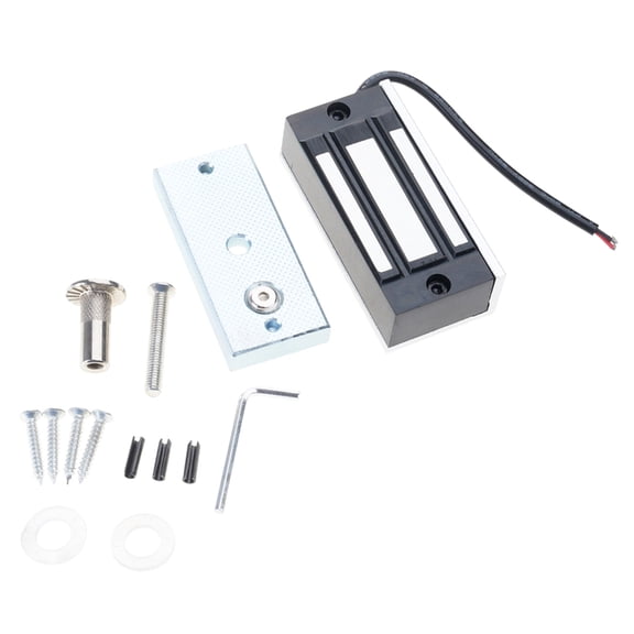 Electromagnet Lock Electric Magnetic Lock DC12V Fail Safe Lock 60kg/132lbs