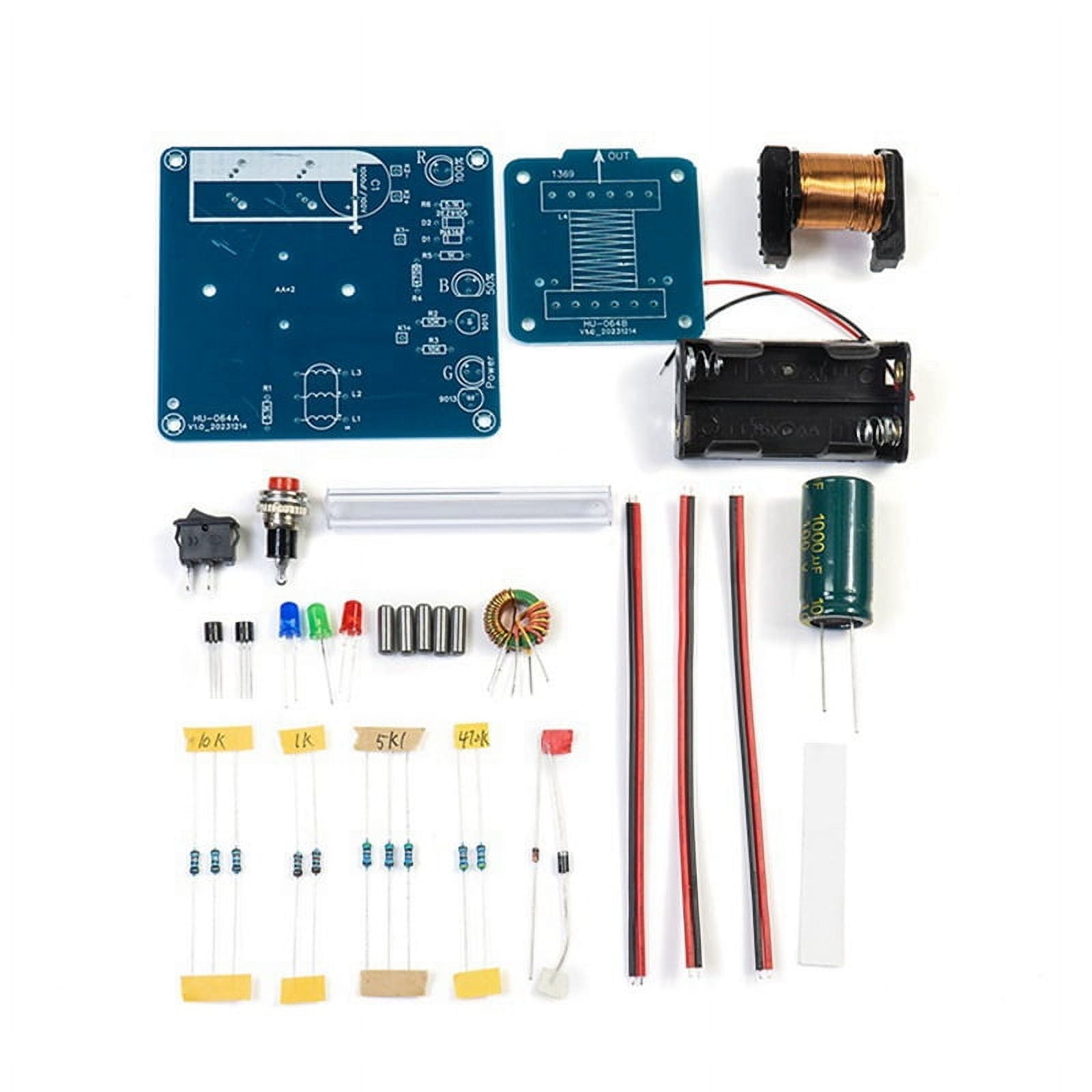 Electromagnetic Cannon DIY Kit Long-Range Projectile High-Voltage Coil ...