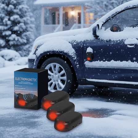 Electromagnetic Car Antifreeze Snow Removal Device - Molecular Interference for Winter Ice Melt - 3 Pack