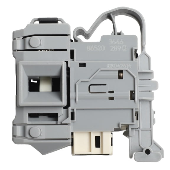 Electromagnetic Door Lock For Haier Drum Washing Machine DK042614, Screw-Free Installation With Delay-Free for RESPONSE, gray Plastic Switch Part No Tools Required