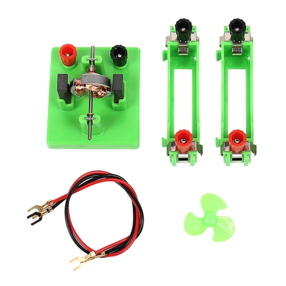 Electromagnetic Experiment Motor Open Type Electric Motor Easy to Assemble for Physics Lessons and Science Education
