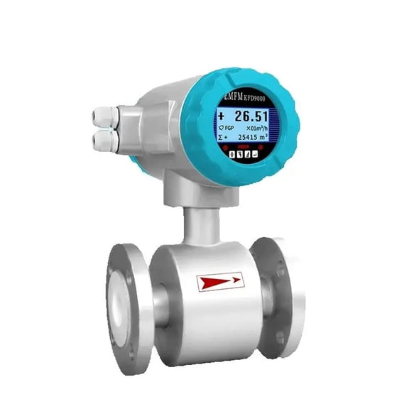 Electromagnetic Flowmeter Pipe Type High Precision Sewage Liquid Stainless Steel Integrated Flowmeter ,Energy-Saving