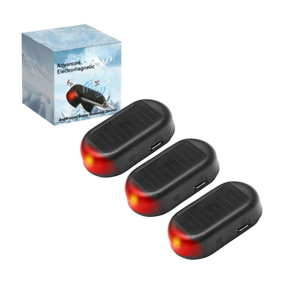 Electromagnetic Freezing And Snow Removal Device For Car Window Glass Ice/Snow Prevention, Designed To Prevent Ice And Snow Coverage In Winter, 3Pcs Anti-Frost