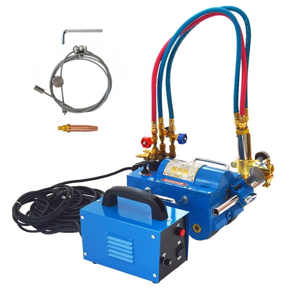 Electromagnetic Gas Pipe Cutting Machine 110V Portable Torch Burner Beveler