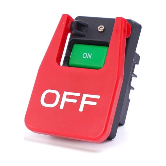 Electromagnetic Push Button Safety Switches With Large Stop Sign Paddle Easy Contact Machine Switches Enduring