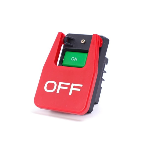 Electromagnetic Push Button Safety Switches With Large Stop Sign Paddle Easy Contact Machine Switches Enduring