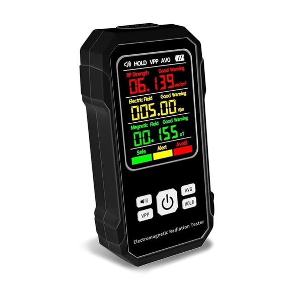 Electromagnetic Radiation Detector Electric Field Intensity Tester Magnetic-field Intensity Test Meter Radio Frequency Detection ,Portable
