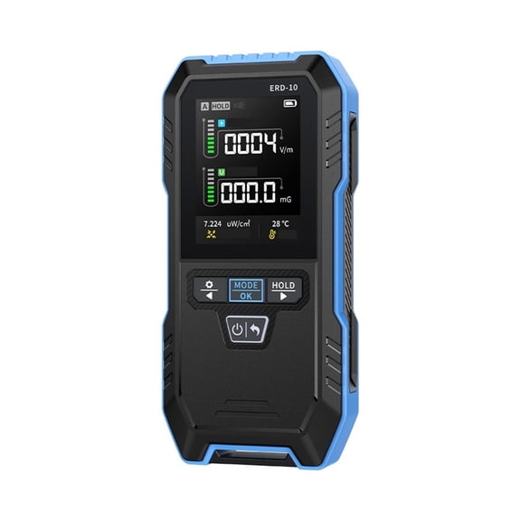 Electromagnetic Radiation Detector, Electric & Magnetic Field Strength,RF Power, Temperature Monitor