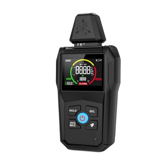 Electromagnetic Radiation Tester Electric Magnetic Field Radiation Temp Detector Emf Meter Counter Emission Dosimeter Pregnant ,Portable