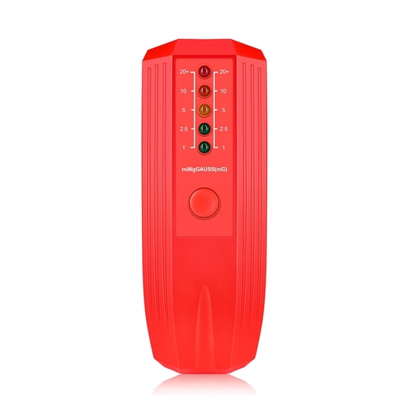 Electromagnetic Radiation Tester Portable EMF Gauss Meter Radiation Detector Electromagnetic Field Detector 5 LED Gauss Meter ,Portable