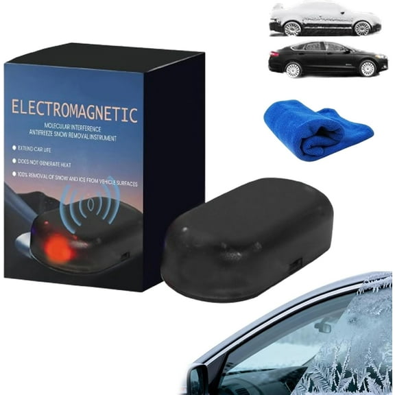 Electromagnetic Snow-Melter, Car Interference Antifreeze Instrument, Anti-Freeze Electromagnetic Car Snow Removal Device, Reusable Winter Solution for All Vehicles (B-1Pc)