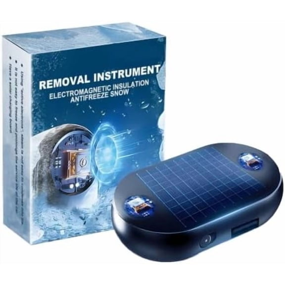 Electromagnetic Snow Removal, Anti-Freeze Car Snow Removal Ice Removal Device,Portable Car Windshield and Mirror Defroster
