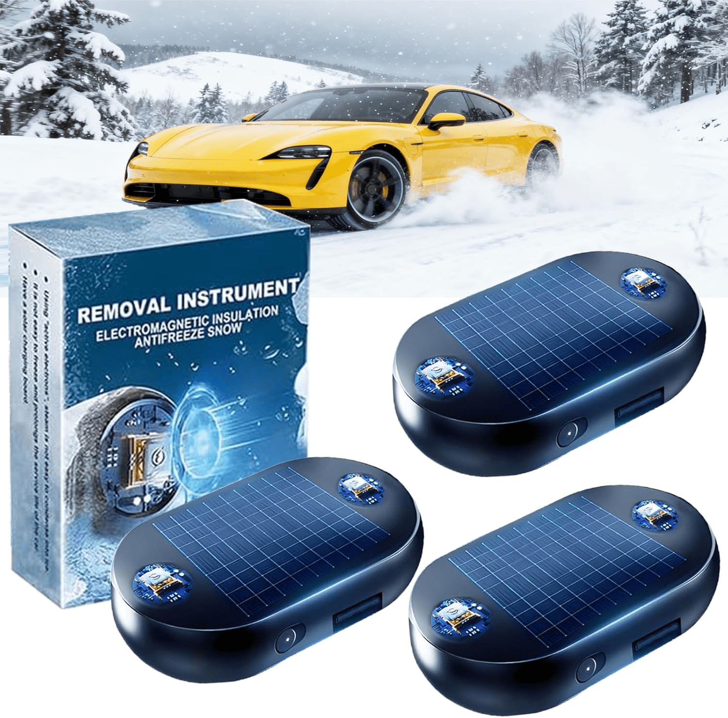 View of Electromagnetic Snow Removal, Anti-Freeze Electromagnetic Car Snow ...