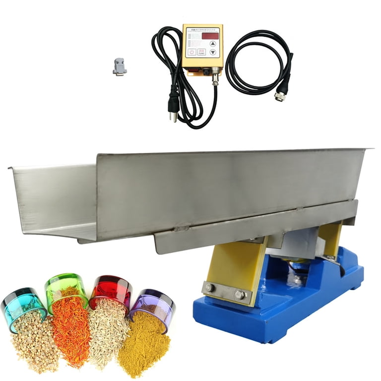 Electromagnetic Vibrating Feeder Mini Shaking Feeding Machine with  Controller for Powder & Granular